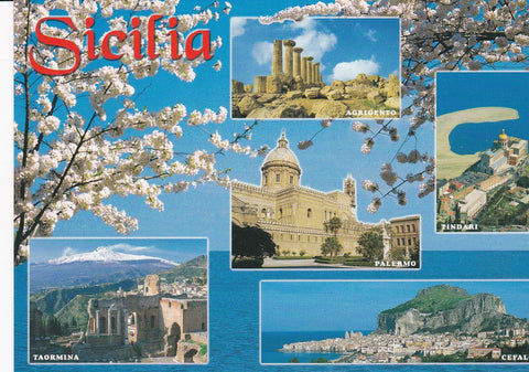 POSTAL B9057: SICILIA: DIVERSOS ASPECTOS