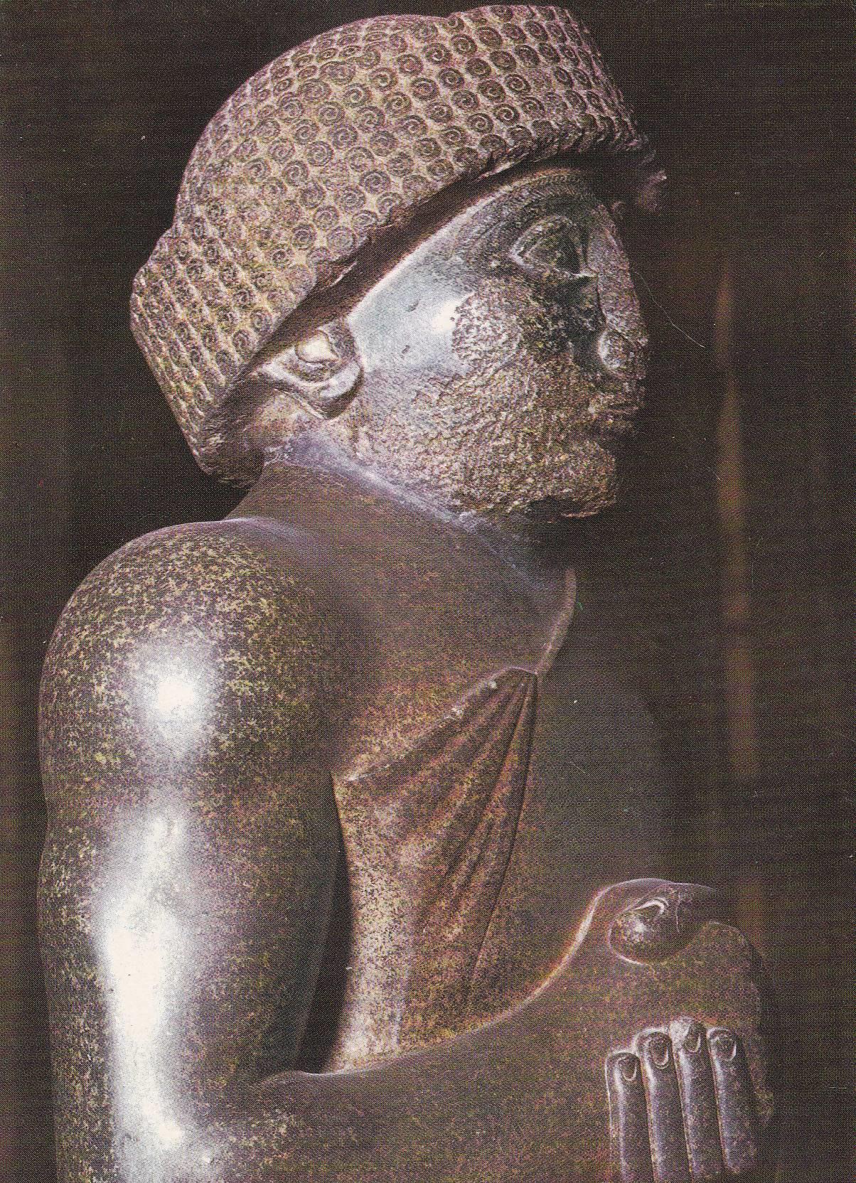 POSTAL B9074: LOUVRE: GUDEA REY DE LAGASH