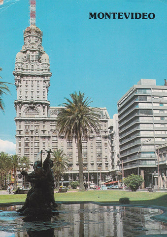 POSTAL B9078: MONTEVIDEO: PLAZA INDEPENDENCIA