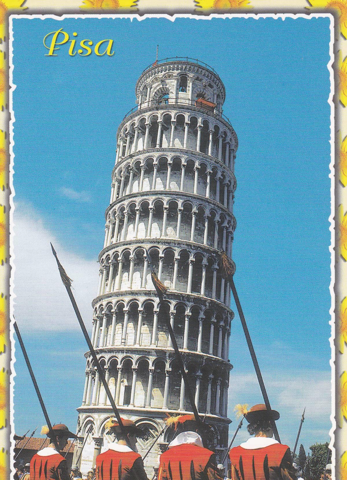 POSTAL B9082: PISA: TORRE DE PISA