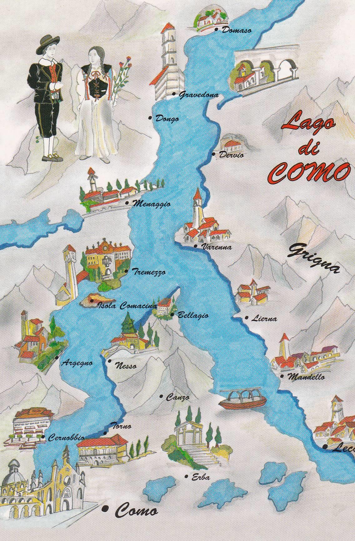 POSTAL B9089: ITALIA: LAGO DI COMO