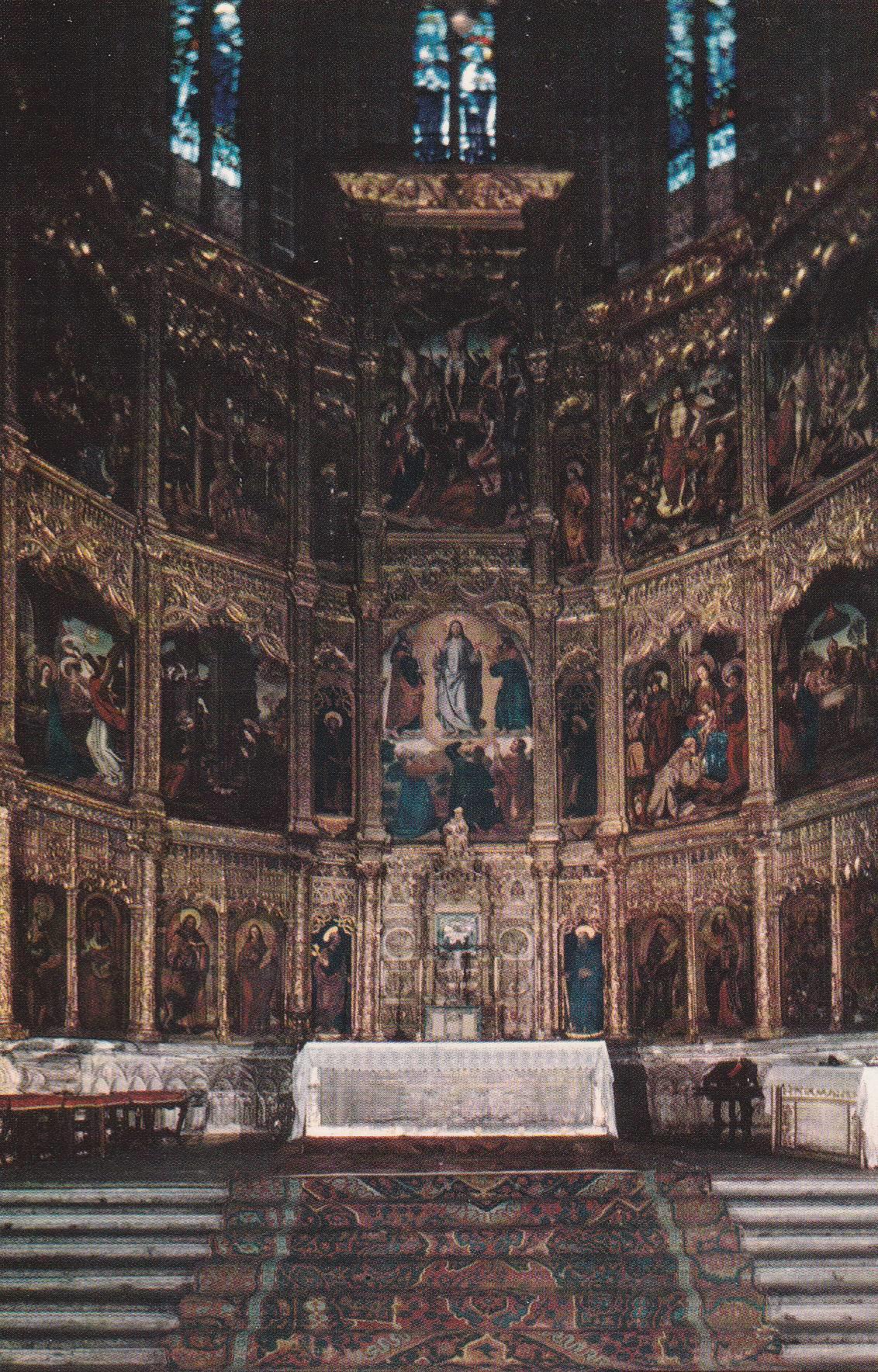 POSTAL B9097: AVILA: ALTAR MAYOR CATEDRAL