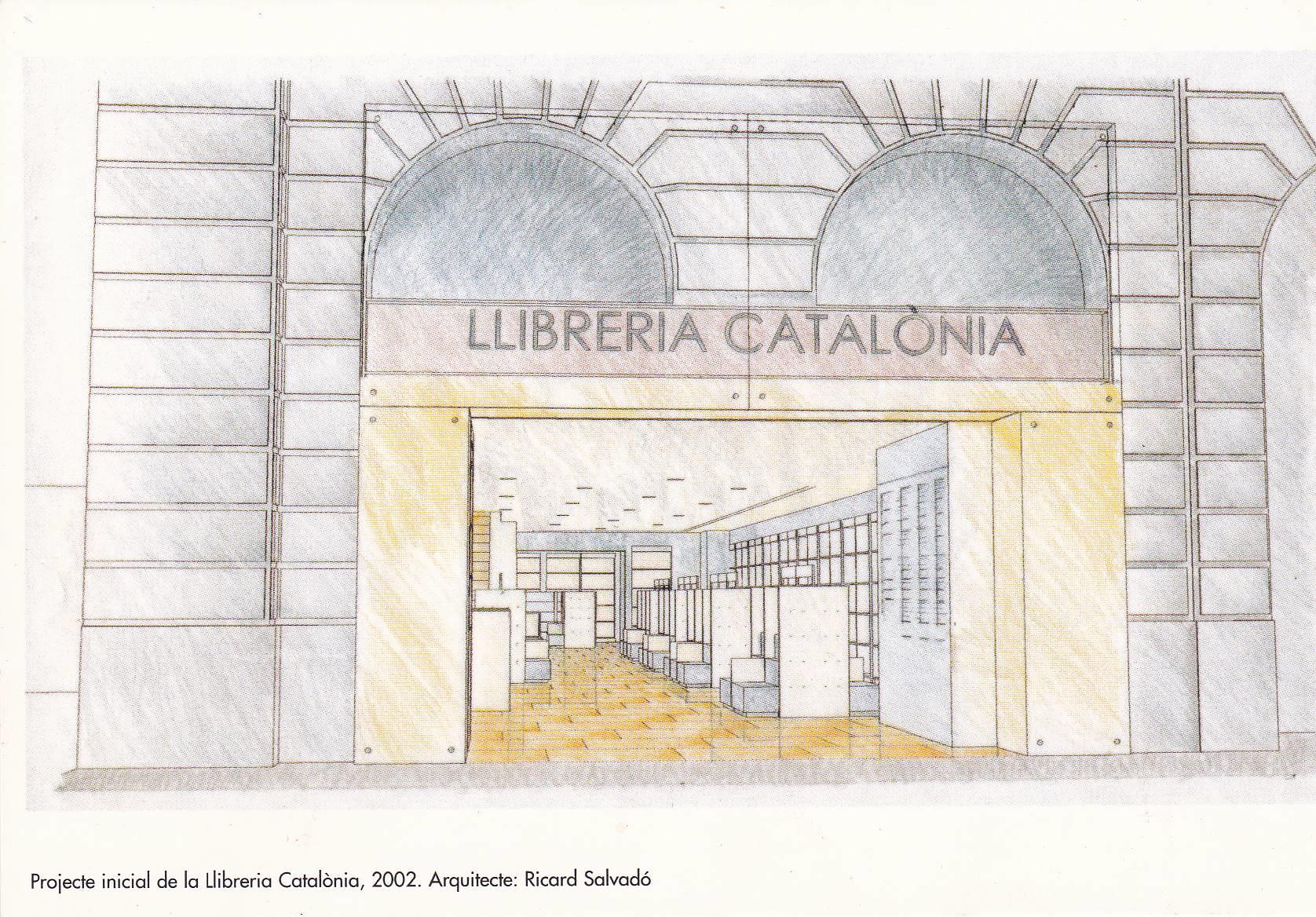 POSTAL B9127: LIBRERIA CATALONIA