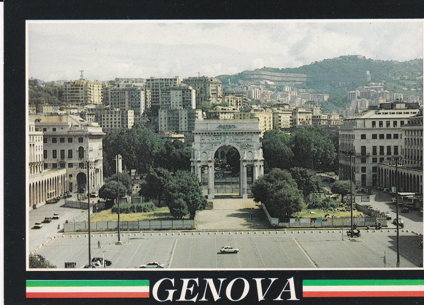 POSTAL B9149: GENOVA: PLAZA DE LA VITTORIA