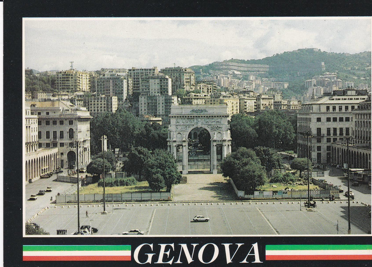 POSTAL B9149: GENOVA: PLAZA DE LA VITTORIA