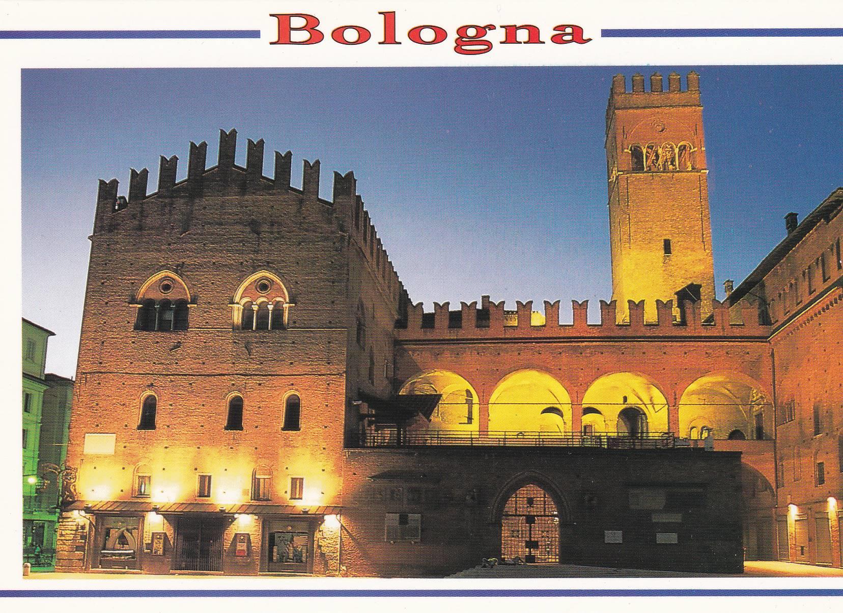 POSTAL B9154: BOLOGNA: PALACIO DEL REY ENZO