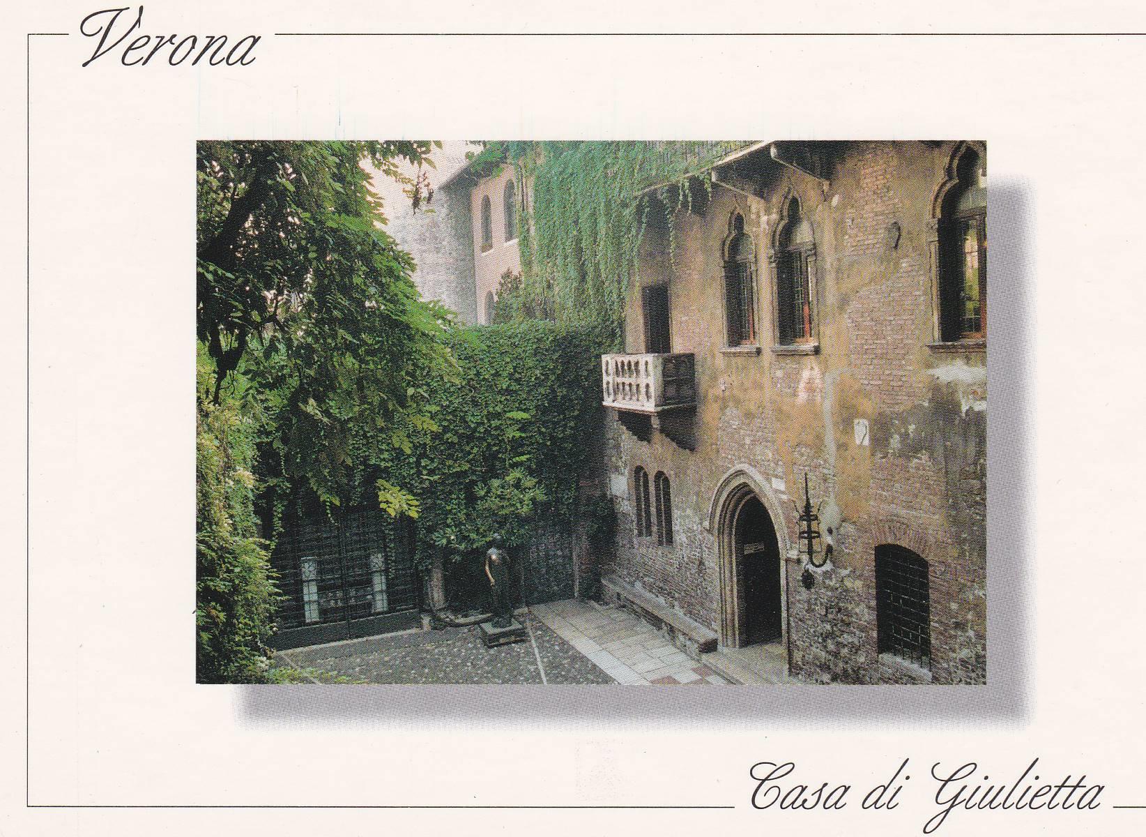 POSTAL B9160: VERONA: CASA DE JULIETA