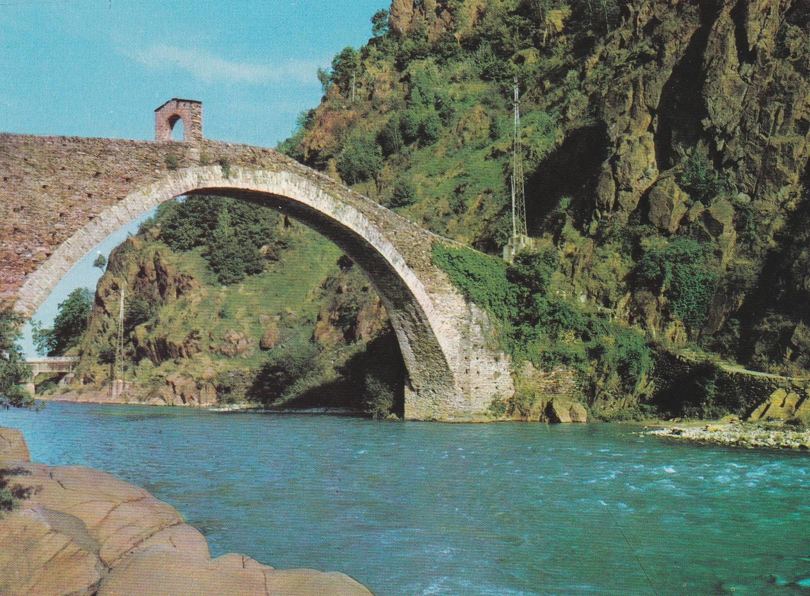 POSTAL B9168: LANZO TORINENSE: PUENTE DEL DIABLO