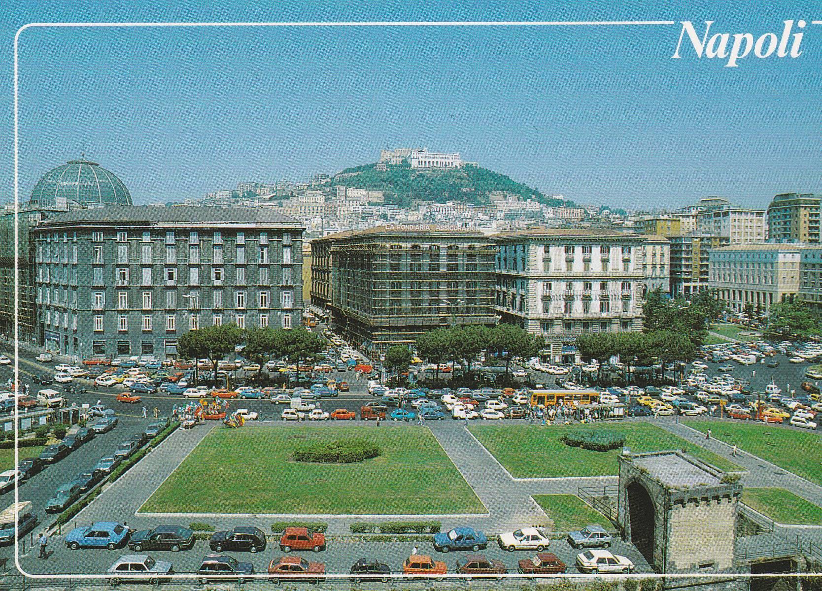 POSTAL B9182: NAPOLES: VISTA AEREA