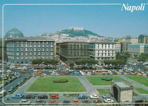 POSTAL B9182: NAPOLES: VISTA AEREA