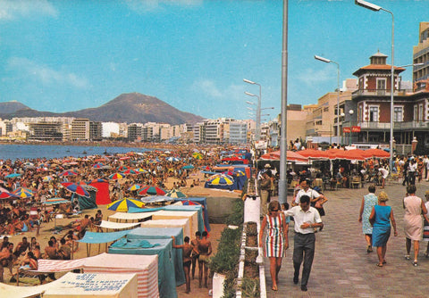 POSTAL B9186: LAS PALMAS DE GRAN CANARIA: PLAYA LAS CANTERAS