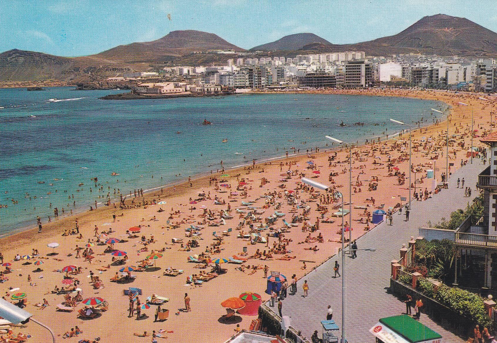 POSTAL B9190: LAS PALMAS DE GRAN CANARIA: PLAYA LAS CANTERAS
