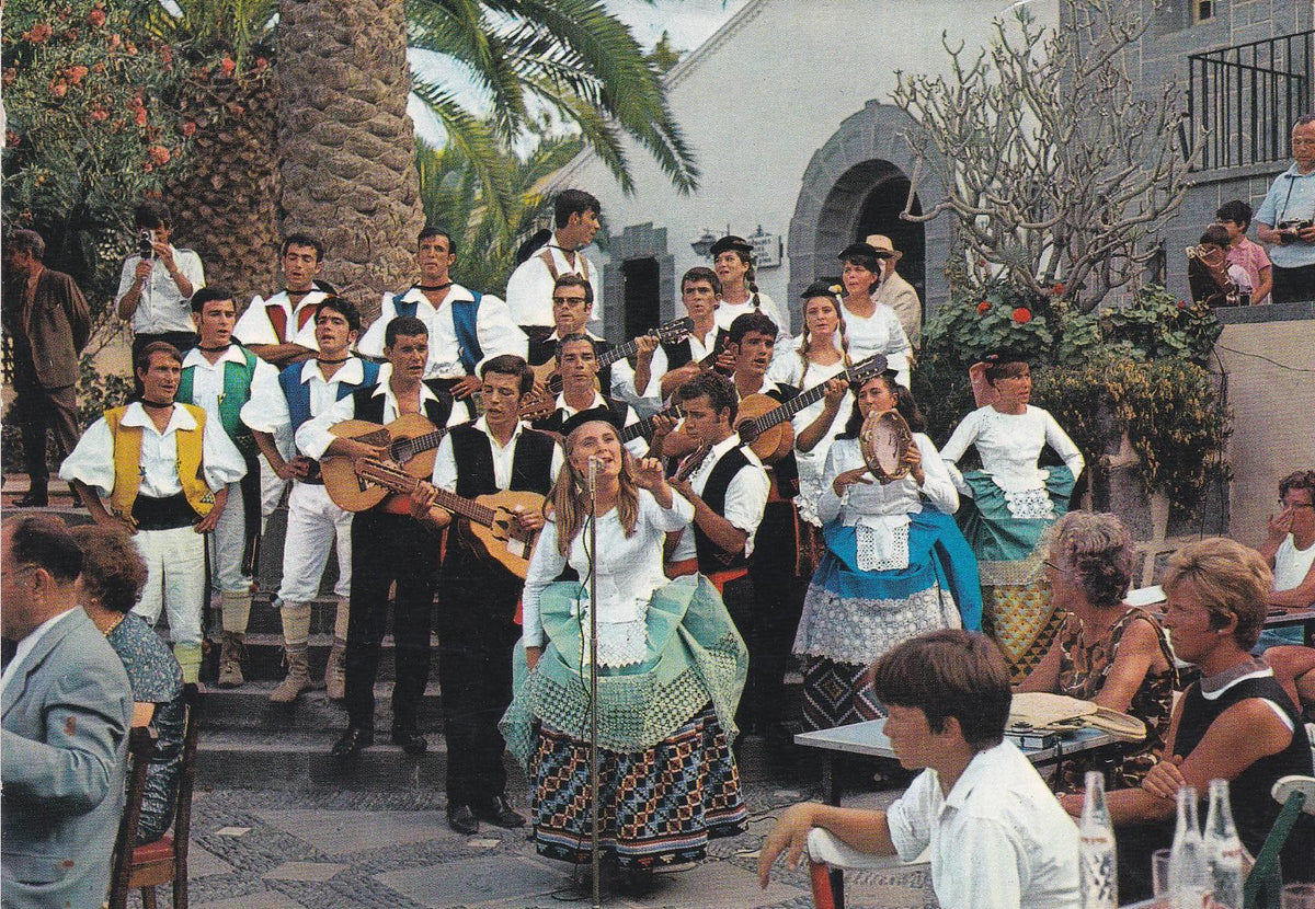 POSTAL B9191: LAS PALMAS DE GRAN CANARIA: PUEBLO CANARIO