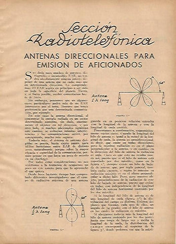 LAMINA BLANCO Y NEGRO 11814: Antenas de radioaficionados
