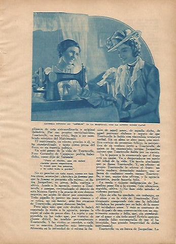 LAMINA BLANCO Y NEGRO 11815: Ludmila Pitoeff y Agnes Capri