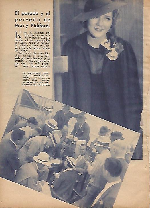 LAMINA BLANCO Y NEGRO 11819: Mary Pickford