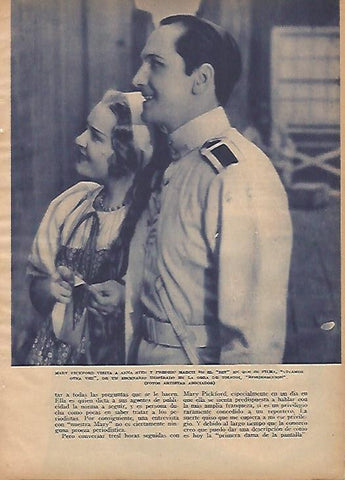 LAMINA BLANCO Y NEGRO 11820: Anne Sten y Frederic March