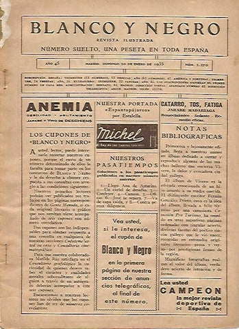 LAMINA BLANCO Y NEGRO 11822: Indice del numero 2270