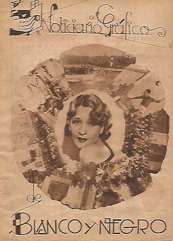 LAMINA BLANCO Y NEGRO 11823: Portada del suplemento Noticiario Grafico