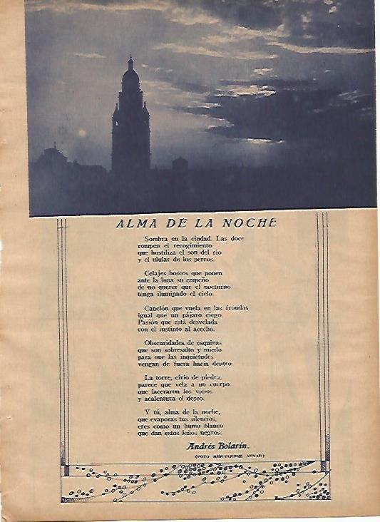 LAMINA BLANCO Y NEGRO 11847: Alma de la noche por Andres Bolarin