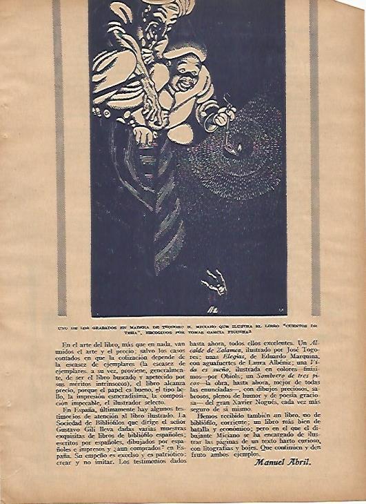 LAMINA BLANCO Y NEGRO 11851: Grabado de Teodoro H. Miliciano