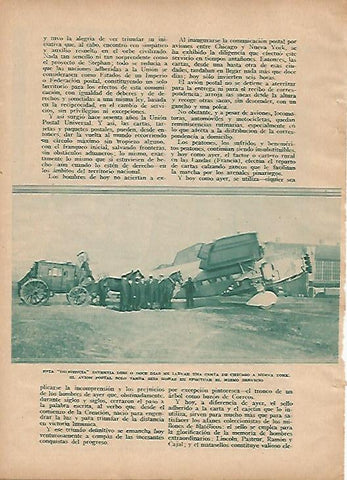 LAMINA BLANCO Y NEGRO 11855: Diligencia de correos en Chicago