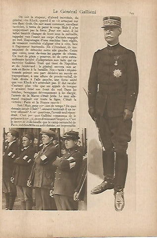 LAMINA 11878: Retrato del General Gallieni