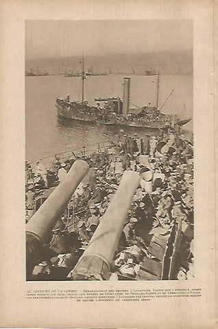 LAMINA 11879: Desembarco de tropas en Salonica