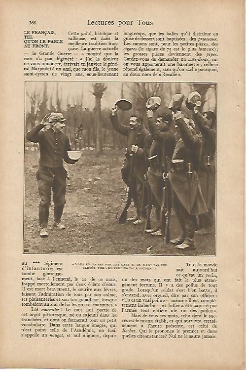 LAMINA 11885: Soldados de Francia en la Primera Guerra Mundial