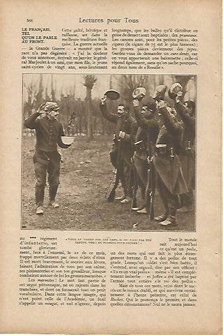 LAMINA 11885: Soldados de Francia en la Primera Guerra Mundial