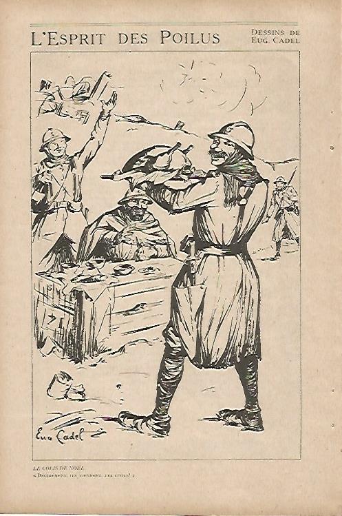 LAMINA 11890: Le Colis de Noel por E. Cadel