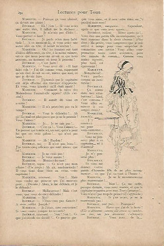 LAMINA 11898: Dibujo de muchachapor R. Vincent