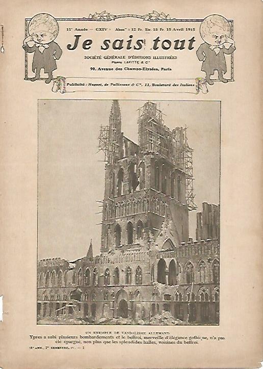 LAMINA 11914: Catedral bombardeada por los alemanes