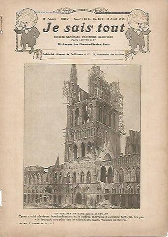 LAMINA 11914: Catedral bombardeada por los alemanes