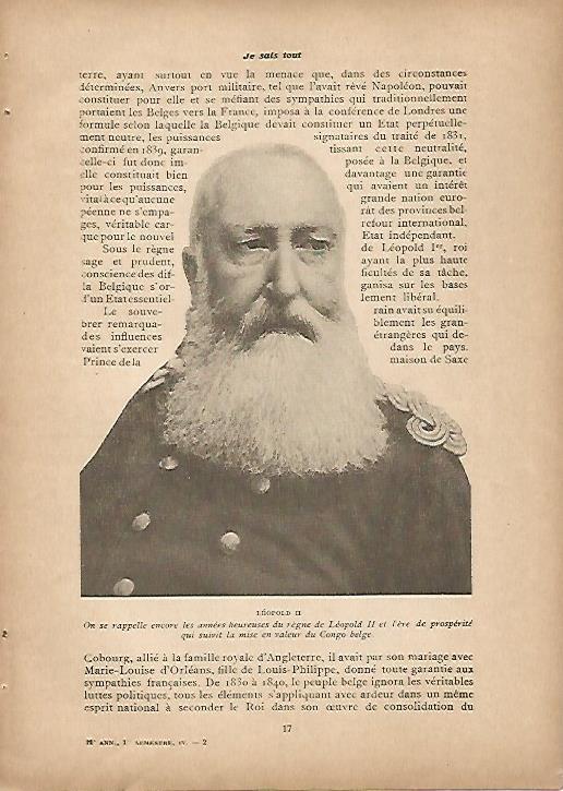 LAMINA 11922: Leopoldo II de Belgica