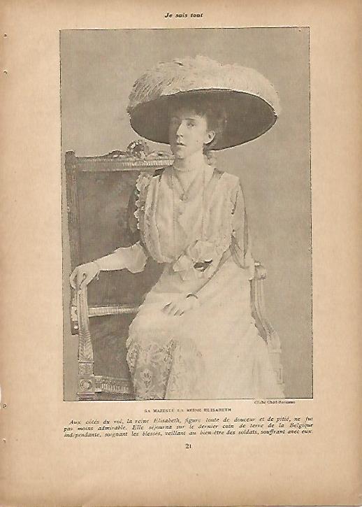 LAMINA 11924: Elisabeth de Belgica