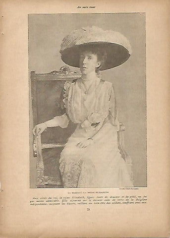 LAMINA 11924: Elisabeth de Belgica