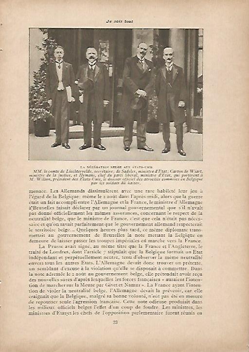 LAMINA 11925: Delegacion belga en Estados Unidos