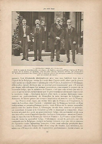 LAMINA 11925: Delegacion belga en Estados Unidos