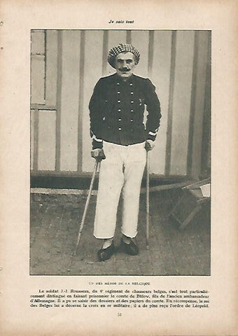 LAMINA 11939: El soldado J. J. Rousseau