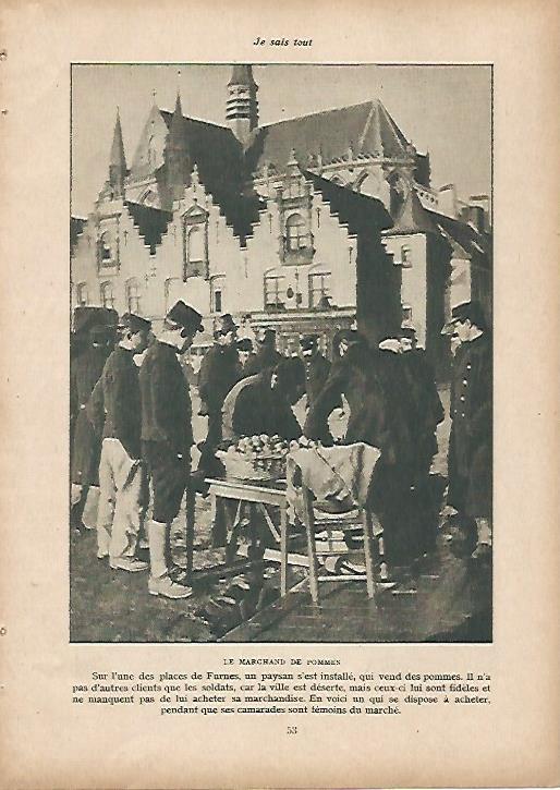 LAMINA 11940: Mercado de manzanas en Furnes