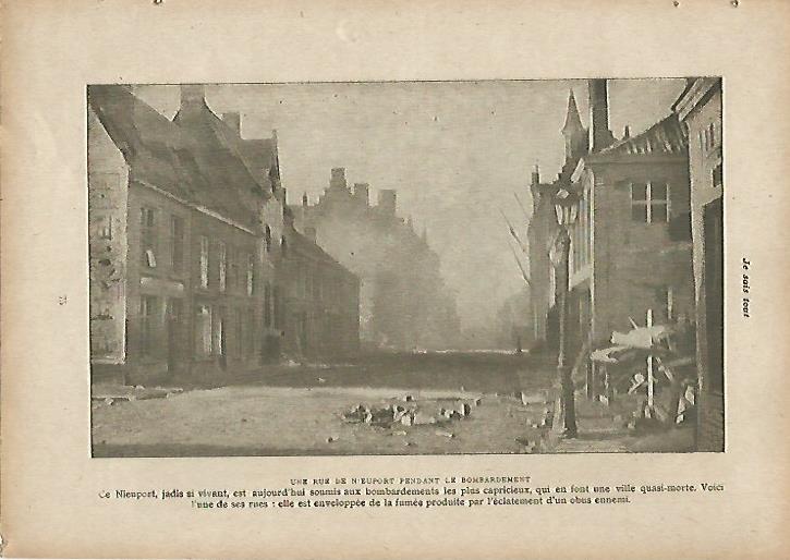 LAMINA 11951: Bombardeo en Nieuport