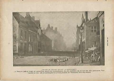 LAMINA 11951: Bombardeo en Nieuport