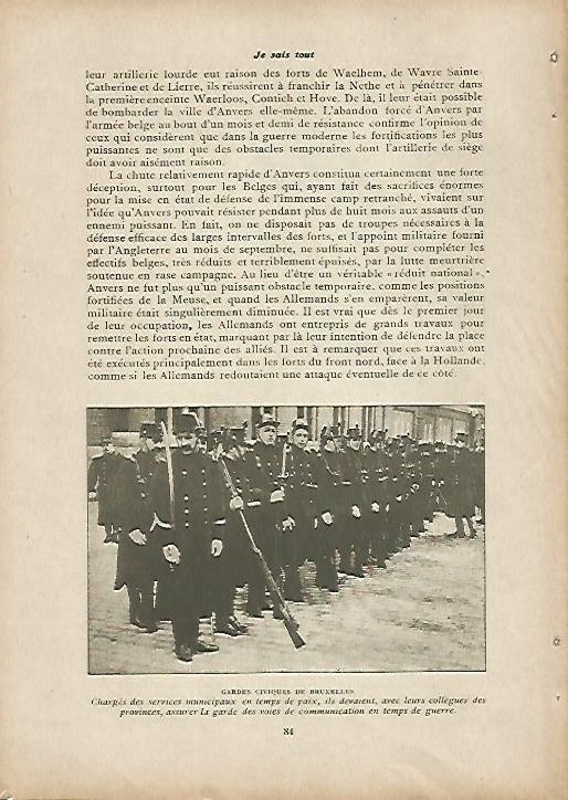LAMINA 11955: Guardias Civicos de Bruselas