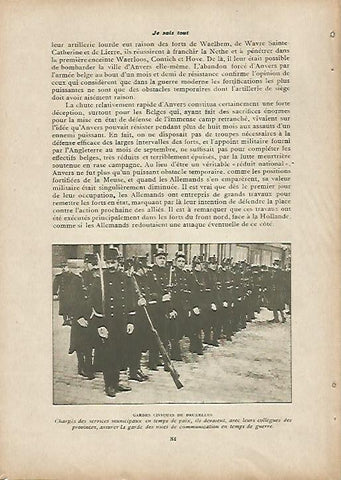 LAMINA 11955: Guardias Civicos de Bruselas