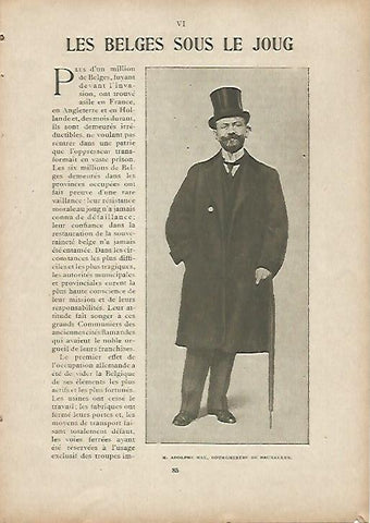 LAMINA 11956: Adolphe Max