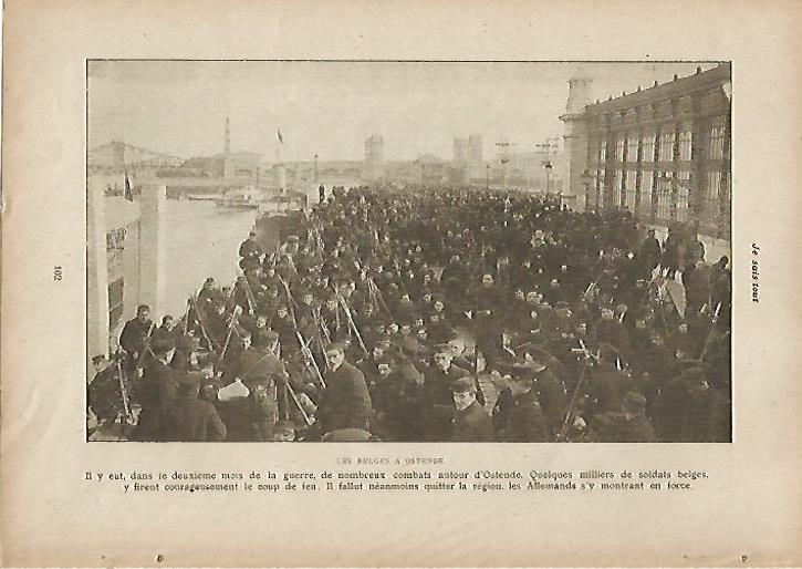 LAMINA 11964: Los belgas en Ostende