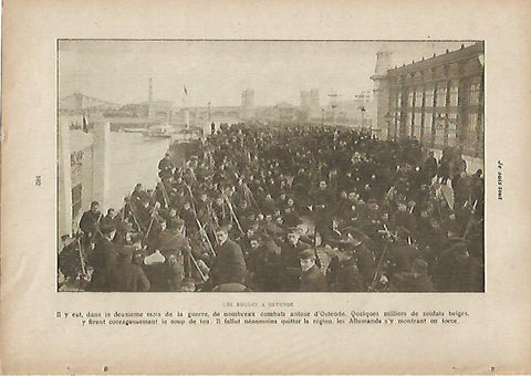 LAMINA 11964: Los belgas en Ostende