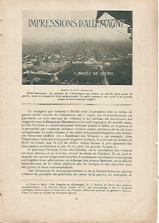 LAMINA 11973: Vista de Berlin