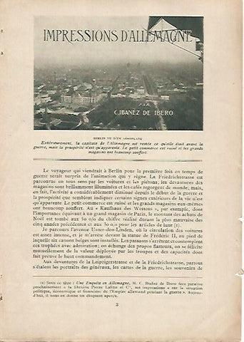 LAMINA 11973: Vista de Berlin